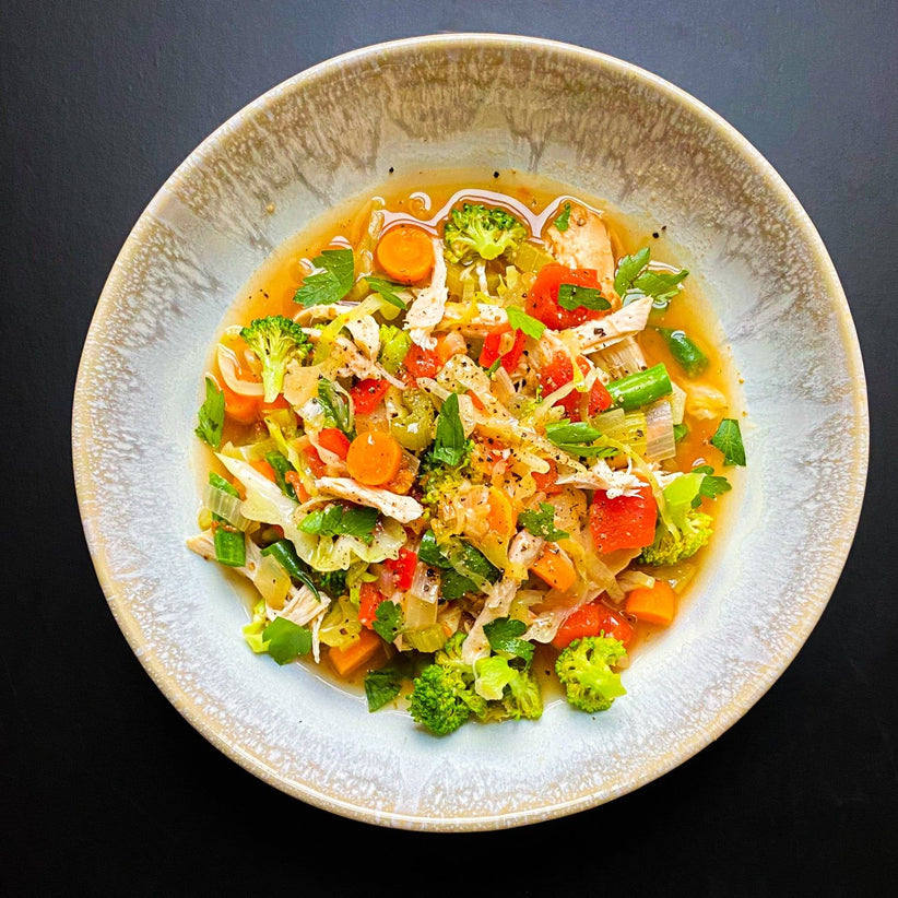 Savory Chicken & Veggie Soup