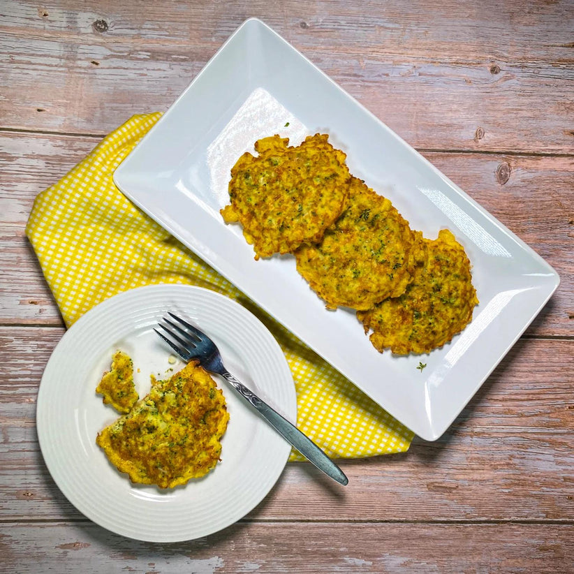 Broccoli and Cheddar Fritters