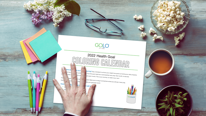 New Year, New Goals, New You - Health Goal Calendar