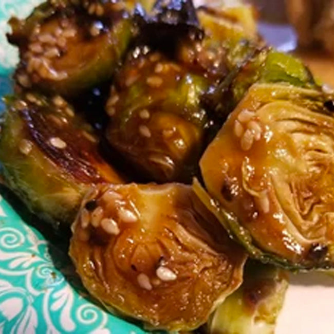 Sweet and Spicy Brussel Sprouts