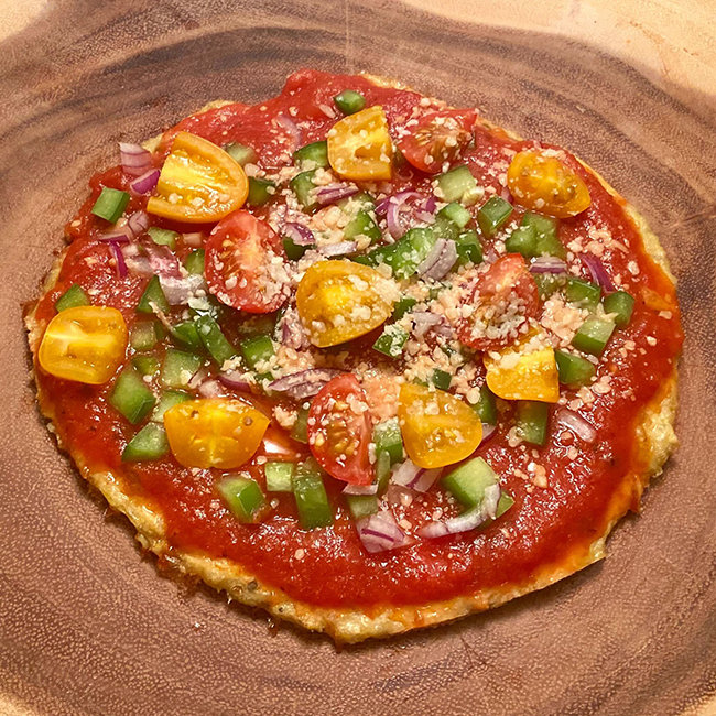 Chicken Crust Pizza