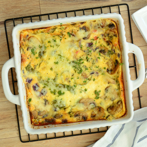 Egg Bake with Potato Crust