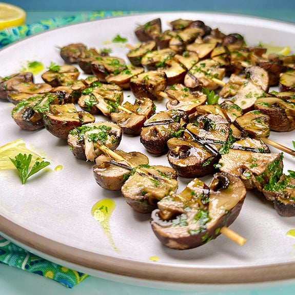 Grilled Mushroom Skewers