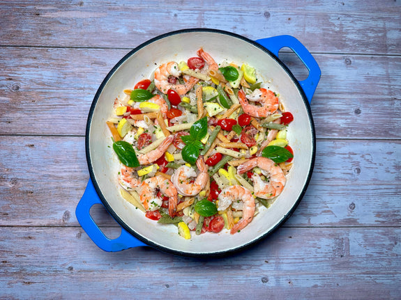Ricotta Pasta Skillet with Shrimp