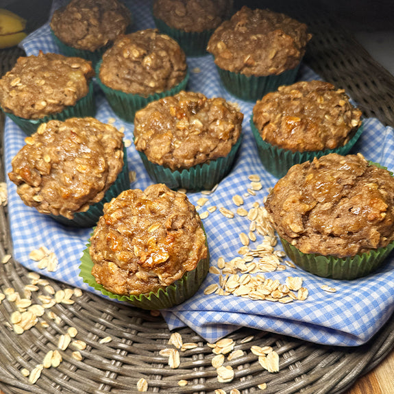 Ricotta Banana Breakfast Muffins