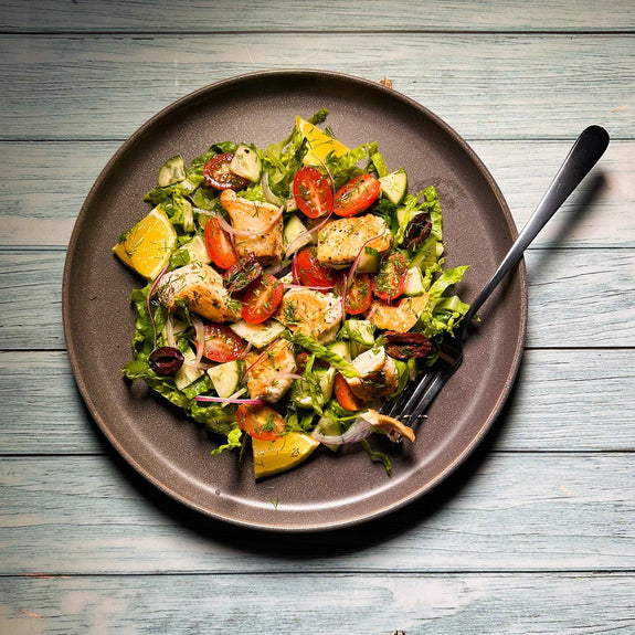 Lemon Mediterranean Chicken Salad