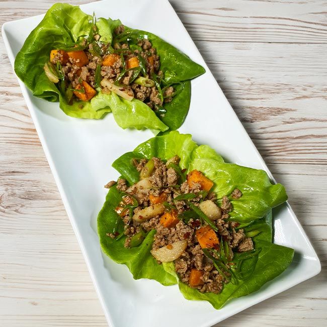 Asian Turkey Lettuce Wrap