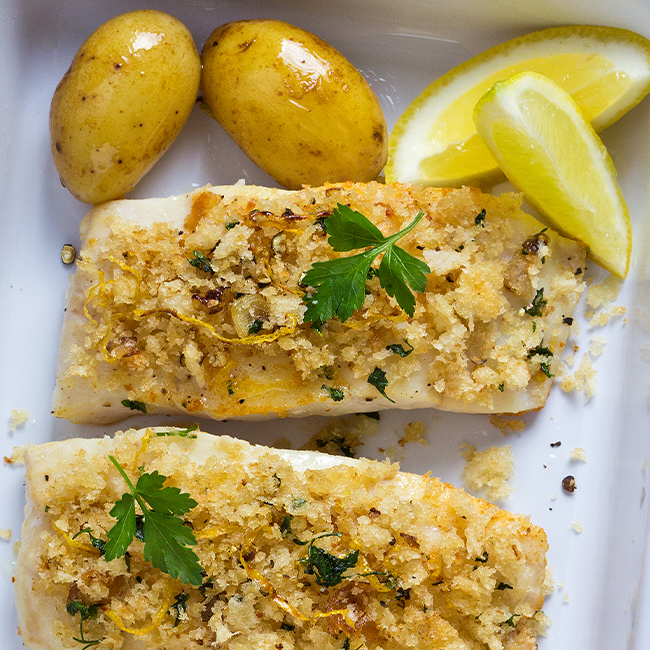 Almond Crusted Cod