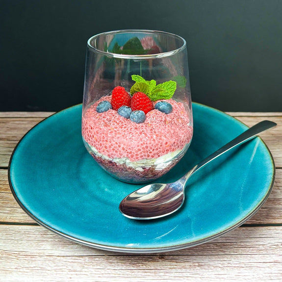 Patriotic Chia Seed Pudding
