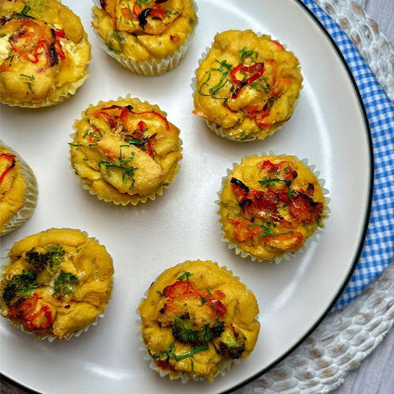 Vegan Veggie Egg Bites