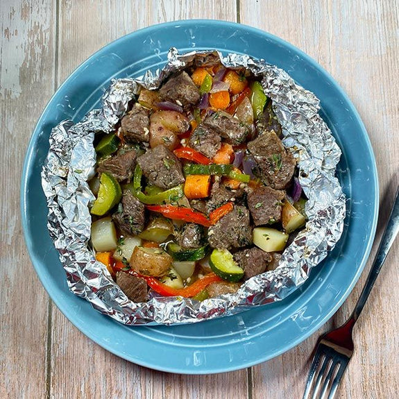 Easy Grilled Steak & Veggie Packet