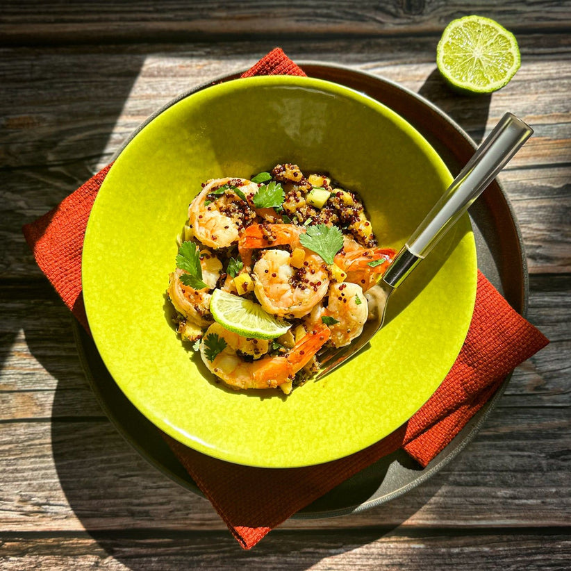 Coconut Quinoa & Shrimp