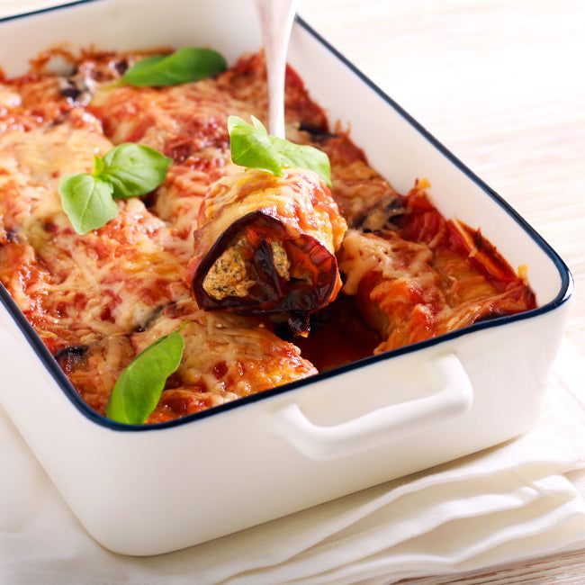Healthy Eggplant Rollatini
