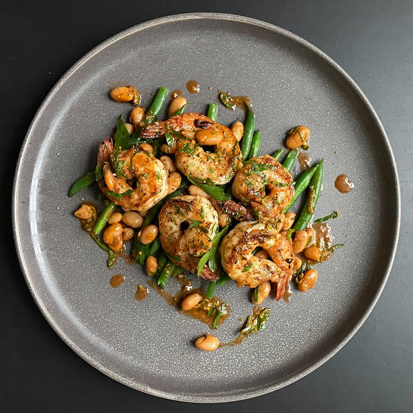 Paprika Shrimp and Green Bean Sauté
