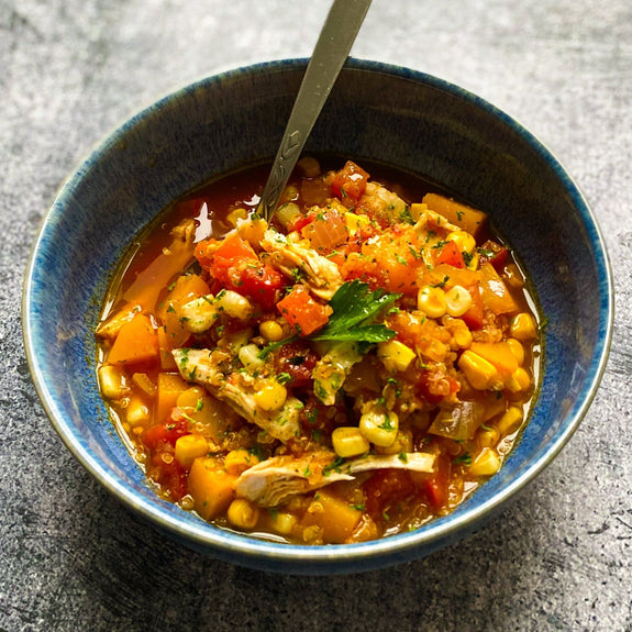Crockpot Squash & Quinoa Soup