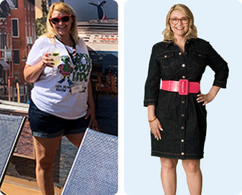 Gina lost 53 lbs. in 1 year and 7 months and 27% of her body weight