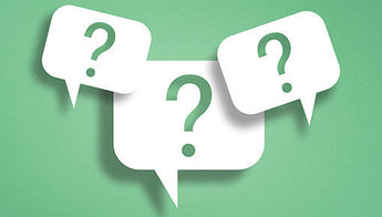 green speech bubbles with quesiton marks in them